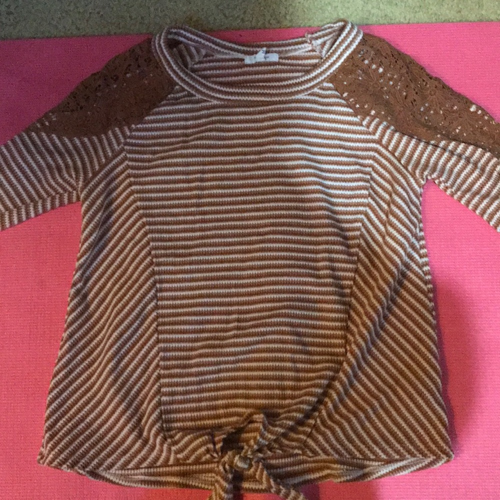 Orange blouse